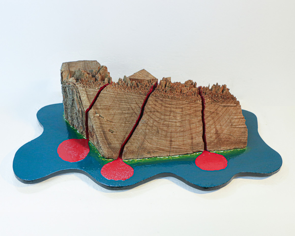 The City that Bleeds: Painted Wood, £500