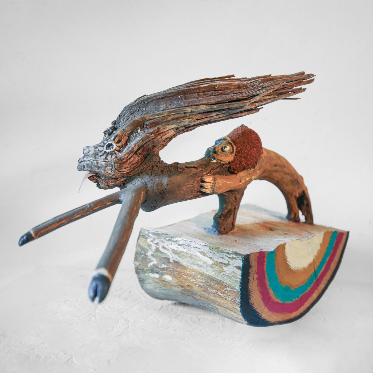 The Hunt: Wood, 17x12 inches high, £450